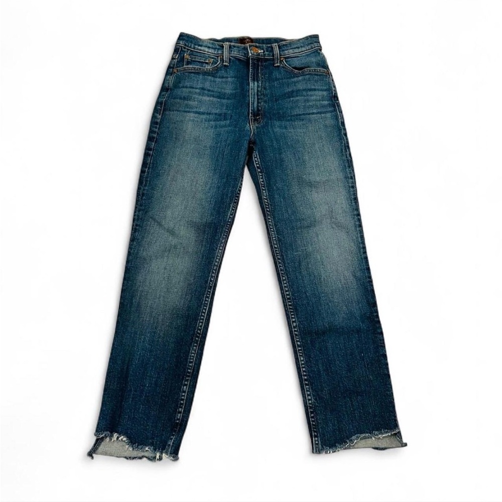 Mother Denim high waisted rider ankle step fray 29